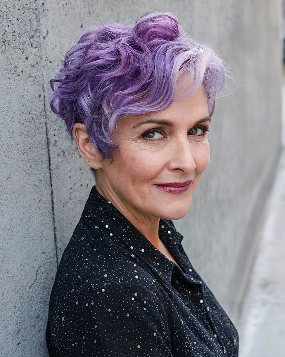Textured Wavy Dark Brown Pixie — Simple Pixie Haircuts