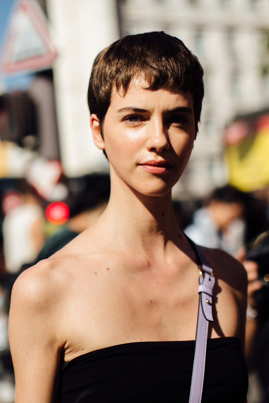 Deep Brown Pixie With Wispy Bangs Deep Brown Pixie With Wispy Bangs — Simple Pixie Hairstyles