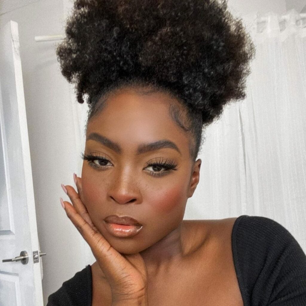 Thick Coily Puffy Ponytail Black Thick Coily Puffy Ponytail Black — Simple Puff Hairstyles