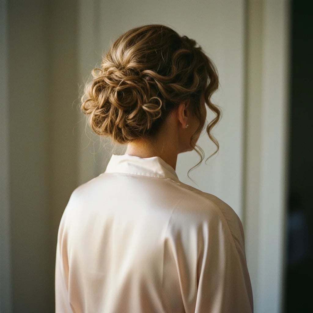 Blonde Formal Curls Updo Blonde Formal Curls Updo — Simple Rainy Days Hairstyles