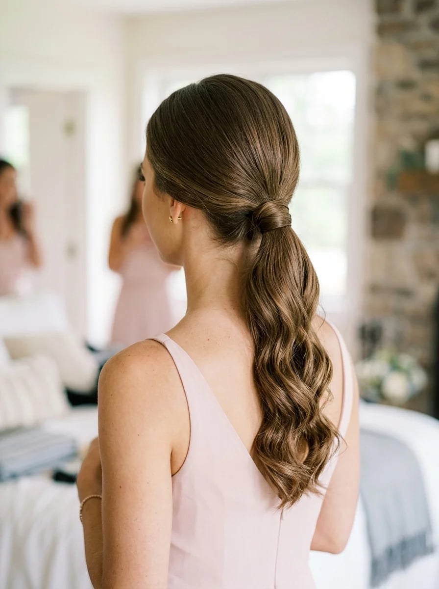 Bridal Ponytail Hairstyle Bridal Ponytail Hairstyle — Simple Rainy Days Hairstyles