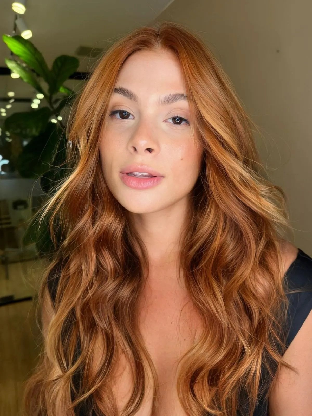 Auburn With Lighter Red Highlights — Simple Red Highlights