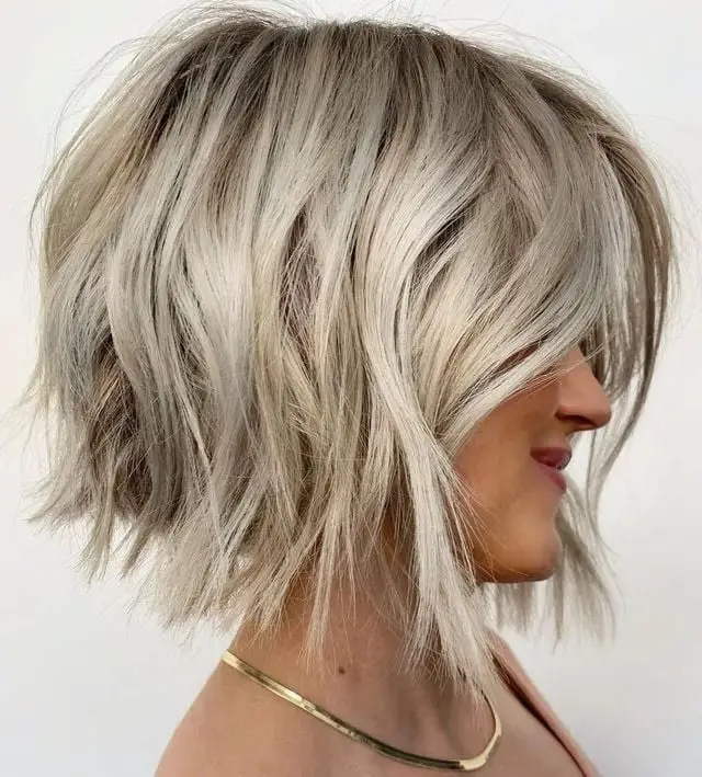 Dark Brown Collarbone Shag Face-Framing Layers — Simple Shag Haircut