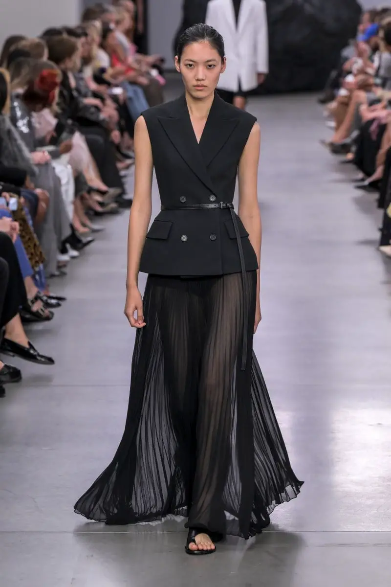 Sheer Black Pleated Skirt Sheer Black Pleated Skirt — Simple Sheer Top Outfit