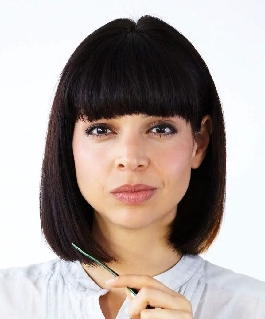 Chin Length Sleek Bob With Subtle Highlights Chin Length Sleek Bob With Subtle Highlights — Simple Short Bob Hairstyles