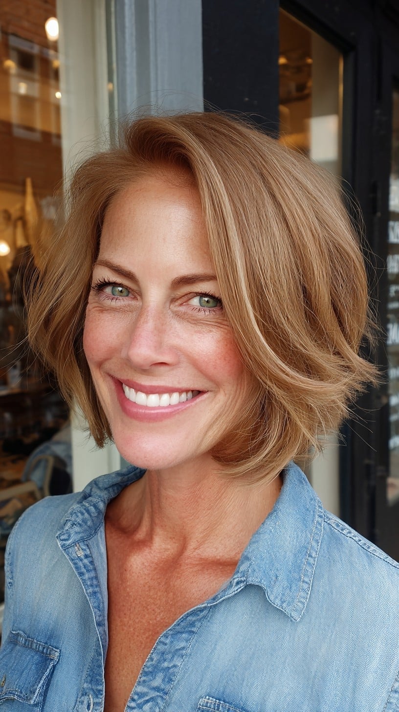 Collarbone Bob With Face Framing Layers Collarbone Bob With Face Framing Layers — Simple Short Bob Hairstyles