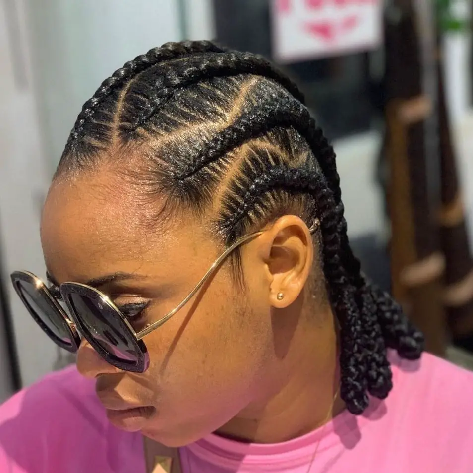 Neat Black Chin-Length Braided Bob With Creating A Clean Look — Simple Short Braids