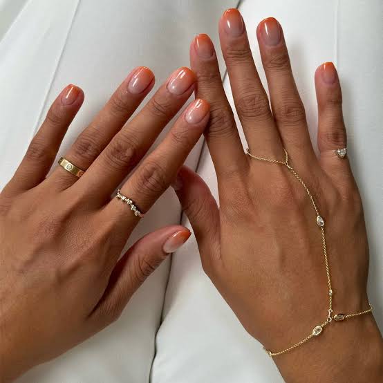 Simple Sheer Nude Short Oval Nails — Simple Short Classy Nails
