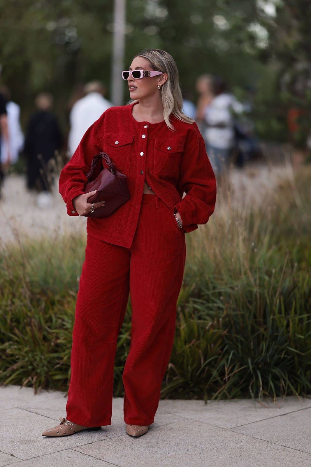 Vibrant Red Matching Set Vibrant Red Matching Set — Simple Smart Casual Outfits
