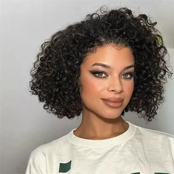 Dense Chin Length Bob With Spiral Curls Dense Chin Length Bob With Spiral Curls — Simple Soft Curls