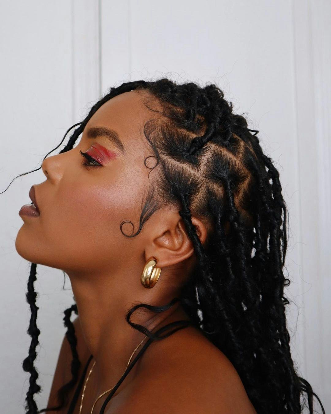Shoulder Length Soft Locs Defined Edges Shoulder Length Soft Locs Defined Edges — Simple Soft Locs Hairstyles