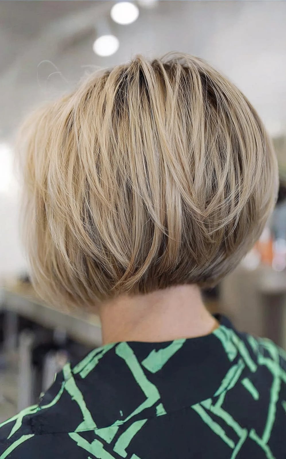 Fine Hair Stacked Bob With Layers Fine Hair Stacked Bob With Layers — Simple Stacked Bob