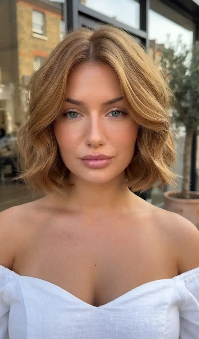Collarbone Bob With Face-Framing Layers — Simple Textured Haircuts