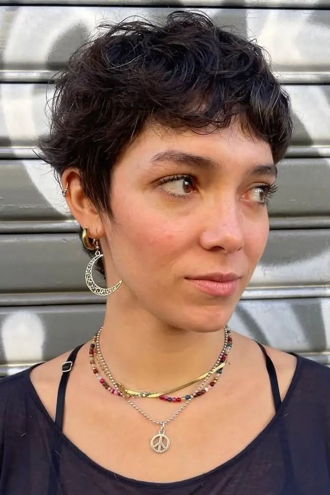 French Pixie With Wispy Bangs — Simple Textured Haircuts