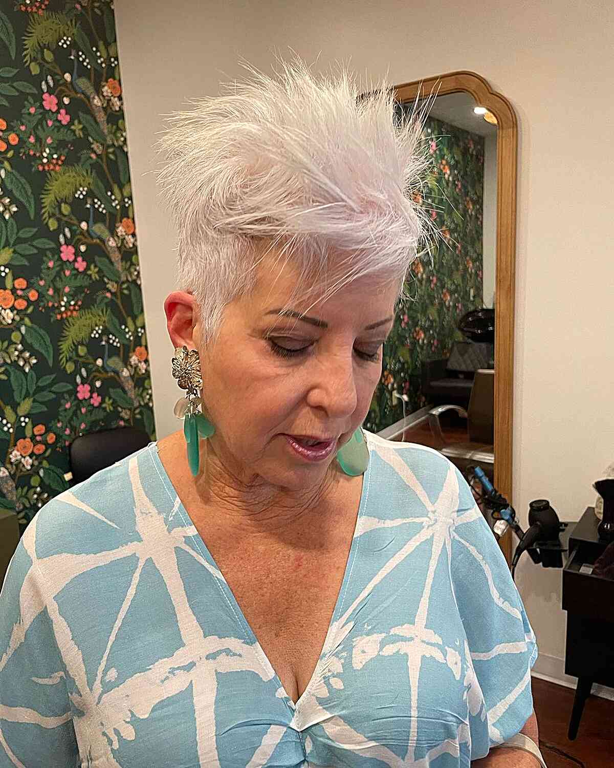 Spiky Ash Blonde Pixie Spiky Ash Blonde Pixie — Simple Thinning Hairstyles