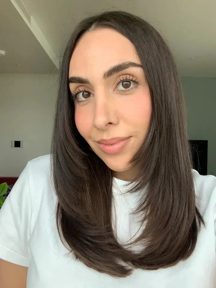 Collarbone Straight Layers With Sleek Finish Collarbone Straight Layers With Sleek Finish — Simple U Shape Haircuts