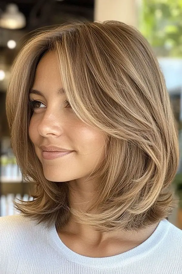 Chin Length Bob With U-Shaped Back Layers Chin Length Bob With U-Shaped Back Layers — Simple U Shape Haircuts