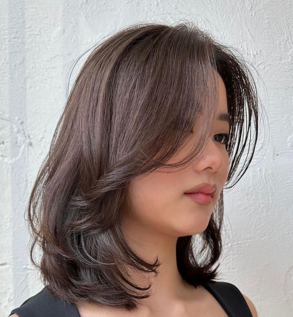 Collarbone Long Bob With Fine Hair Layers — Simple Volume Hair