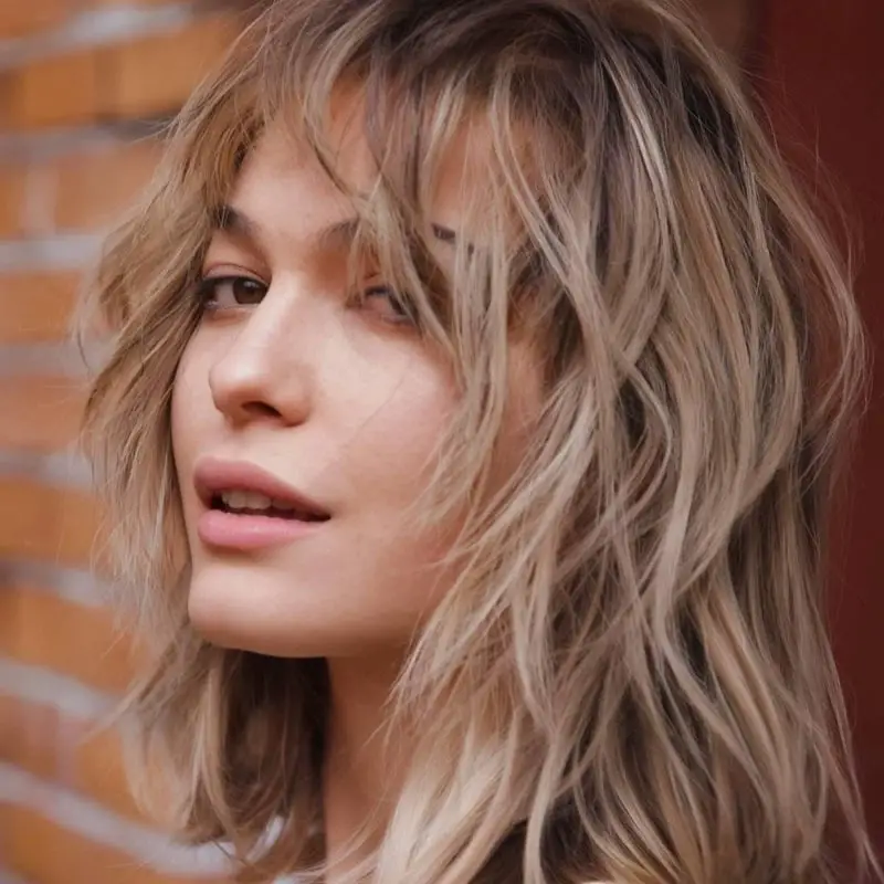 Shoulder Length Shag With Choppy Bangs — Simple Volume Hair