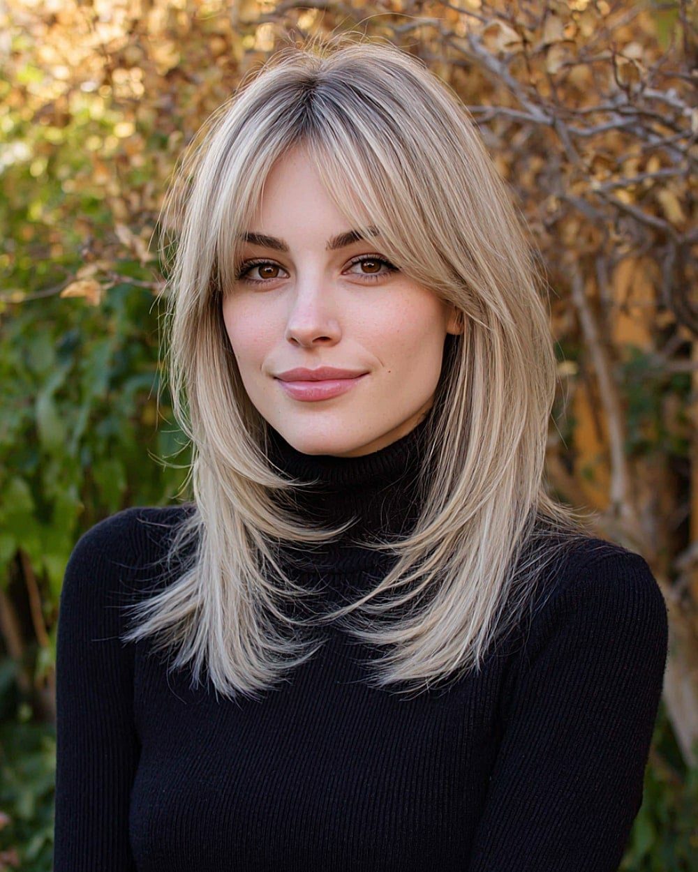 Collarbone Layered Cut With Ash Blonde — Simple Volume Hair