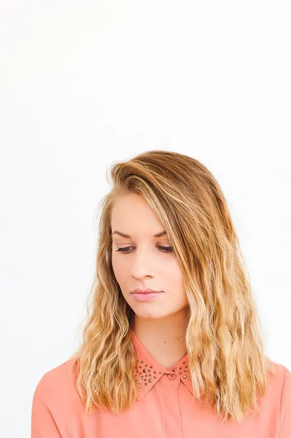 Air-Dried Collarbone Waves — Simple Waves Hair