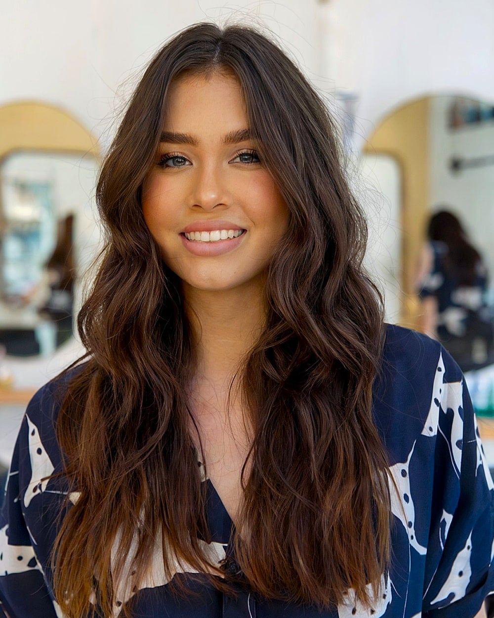 Long Thick Wavy Hair Blowout Long Thick Wavy Hair Blowout — Simple Wavy Haircuts