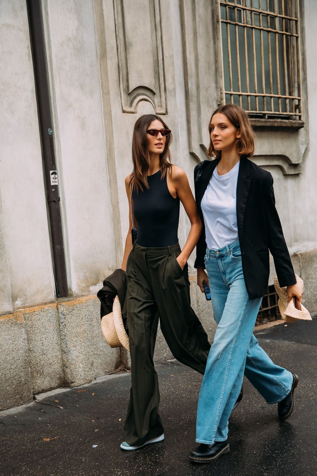 Blazer and Wide Leg Jeans for a Casual Outing Blazer and Wide Leg Jeans for a Casual Outing — Simple Weekend Outfits