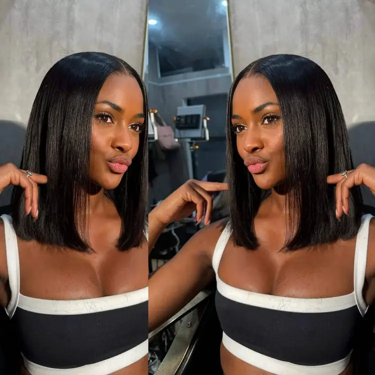 Collarbone Blunt Bob — Simple Wig Hair