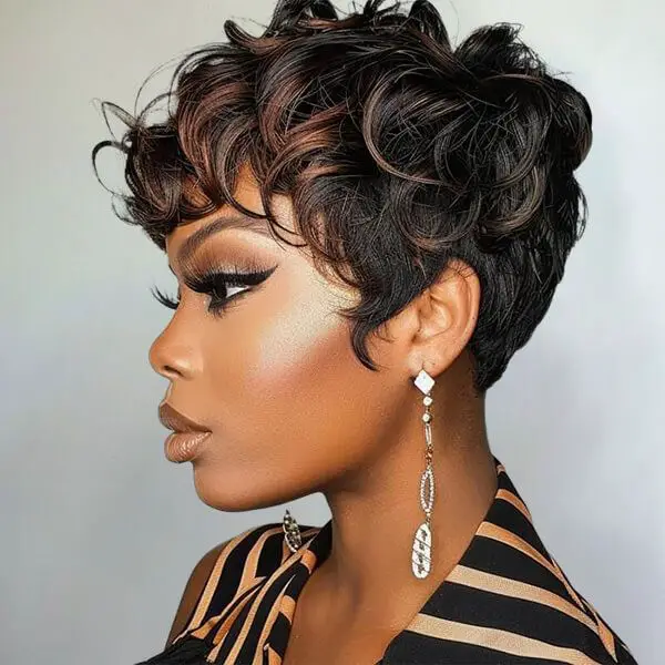 Chin Length Bob With Side Swept Bangs — Simple Wigs Human Hair