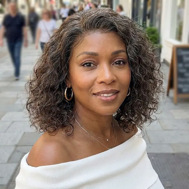 Collarbone Bob With Natural Waves — Simple Wigs Human Hair