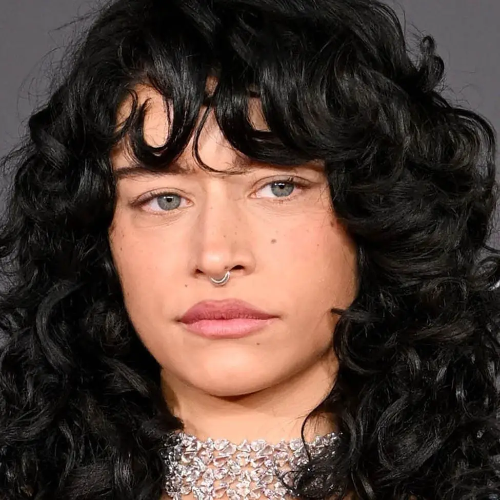 Shoulder Length Dark Brown Defined Curls — Simple Wolf Cut Curly Hair