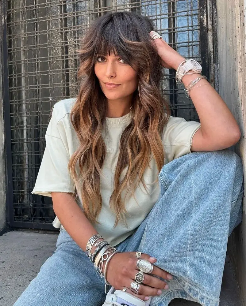 Dark Blonde Wolf Cut With Balayage Dark Blonde Wolf Cut With Balayage — Simple Wolf Cut Hair