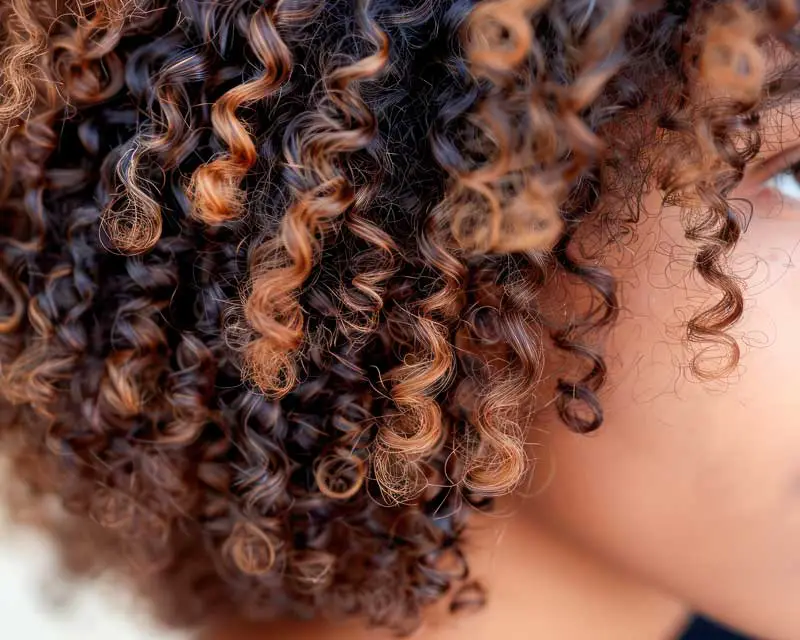 Collarbone Loose Curls With Highlights and Air Dried — Trendy 4c Hair