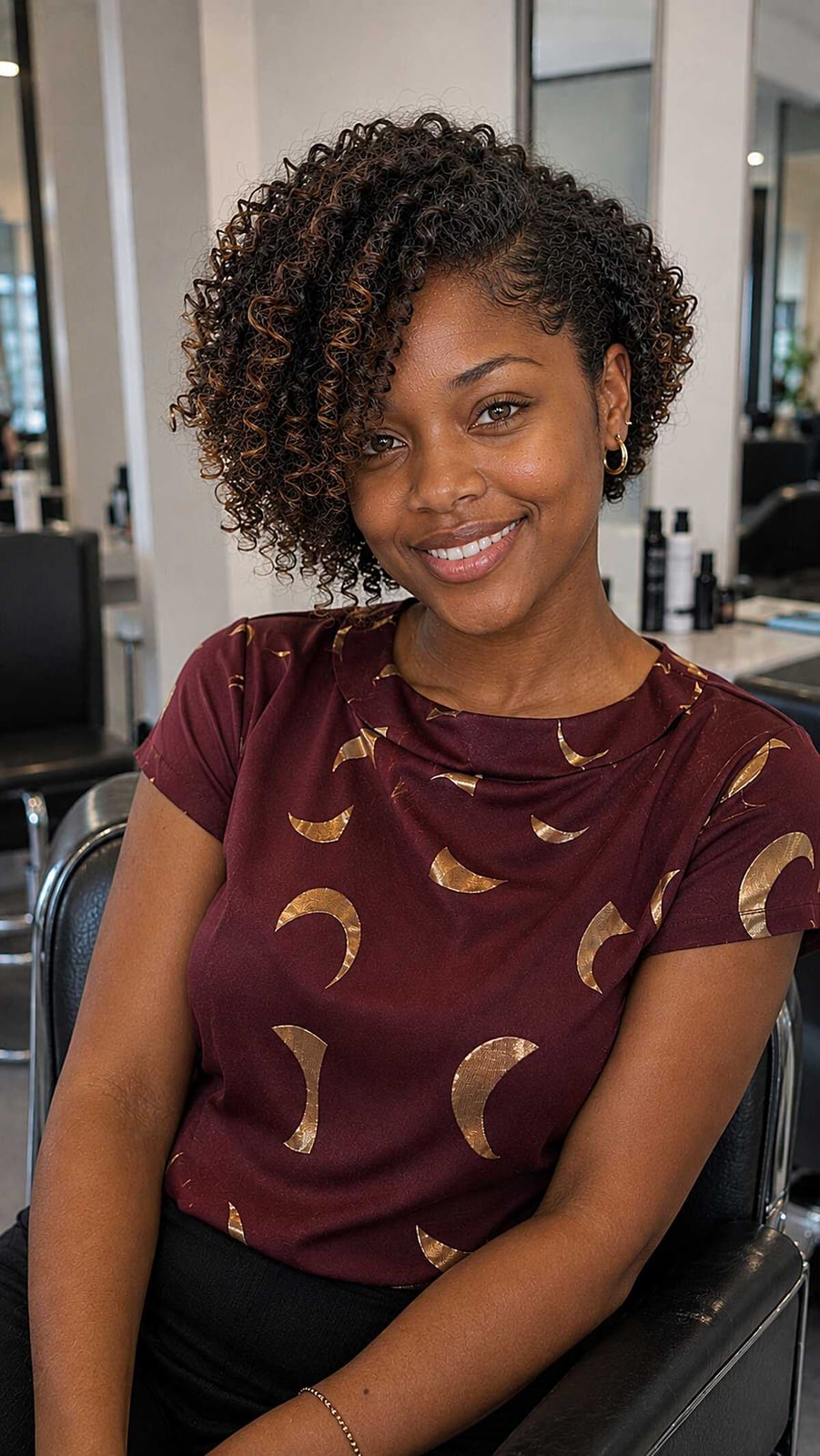 Chin Length Layered Bob With Highlights — Trendy 4c Hair