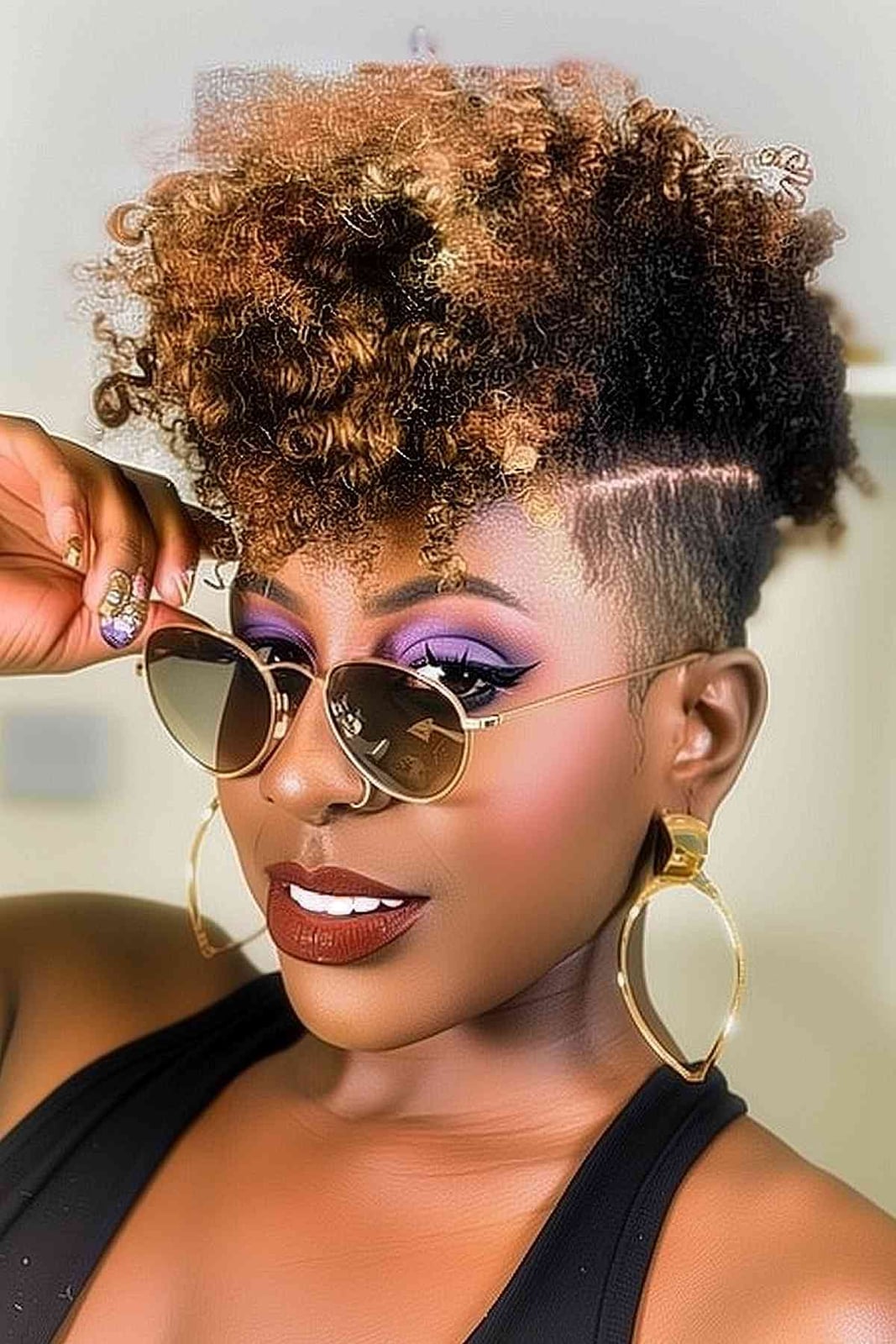 Short Tapered Cut With Defined Coils, Coily — Trendy 4c Hair