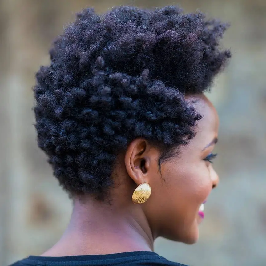 Textured Short Afro — Trendy 4c Hair