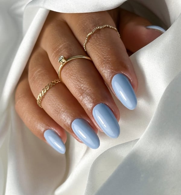 Top 18 Baby Blue Nails for a Chic and Elegant Style | Fab Mood