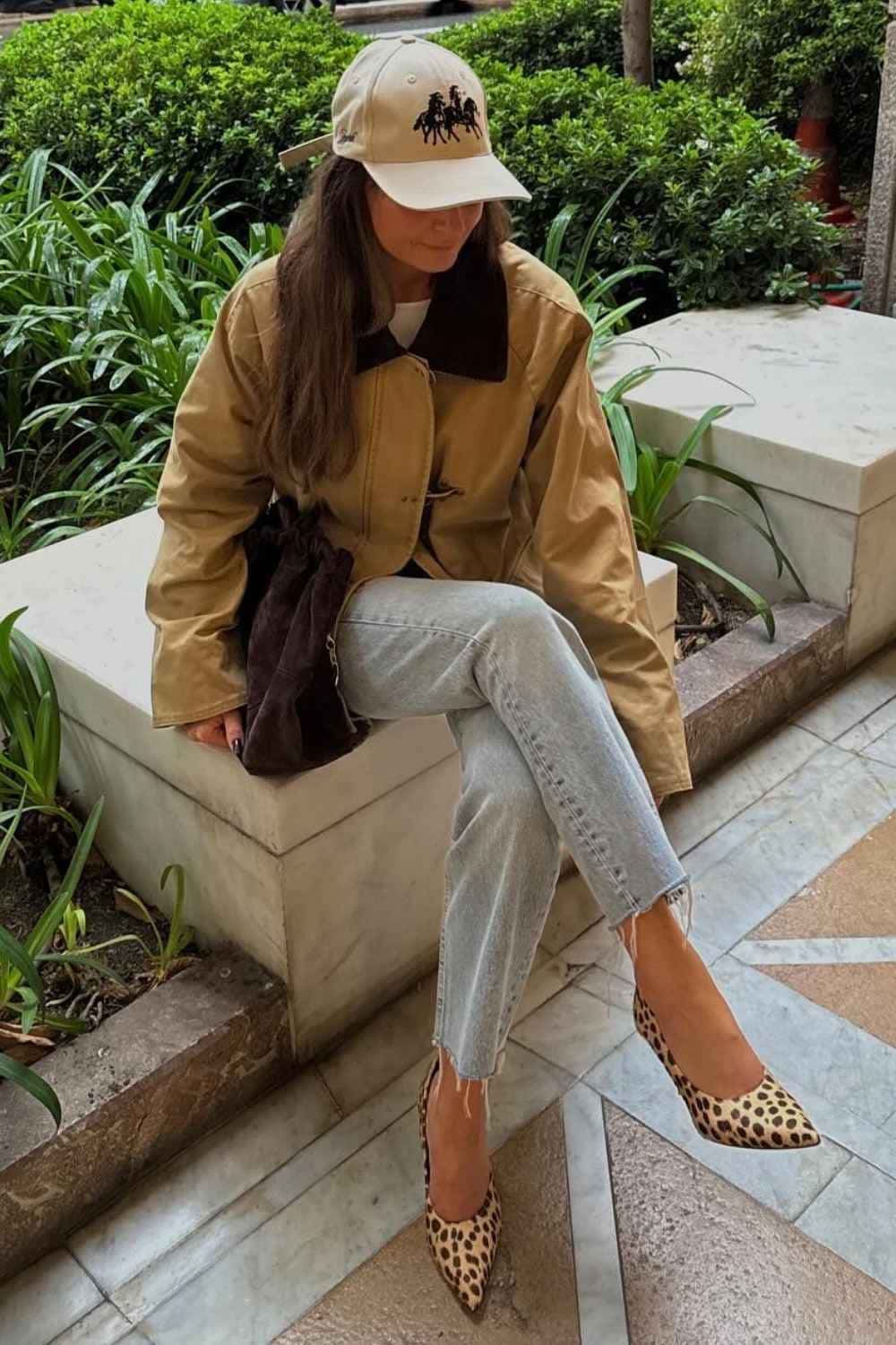 Tan Barn Jacket with Leopard Print Heels Tan Barn Jacket with Leopard Print Heels — Trendy Barn Jacket Outfit