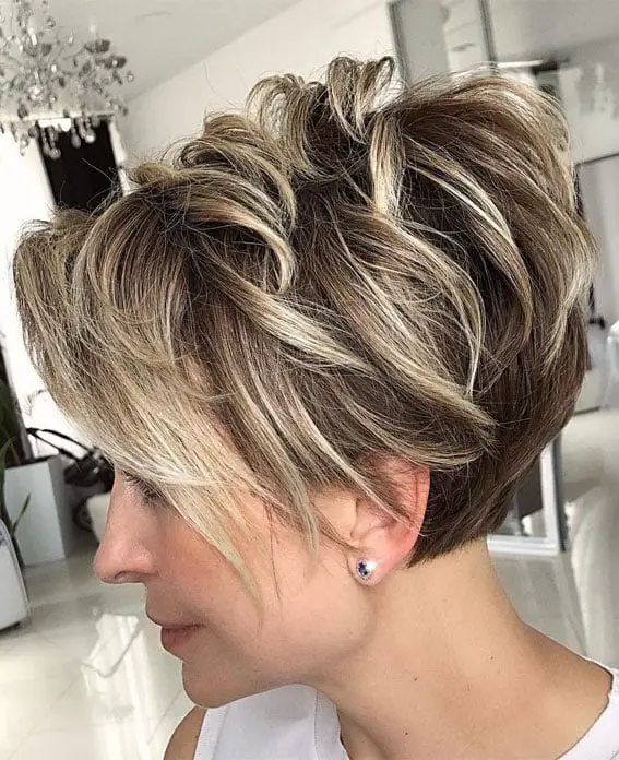 Blonde Pixie With Textured Volume Blonde Pixie With Textured Volume — Trendy Blonde Short Hair