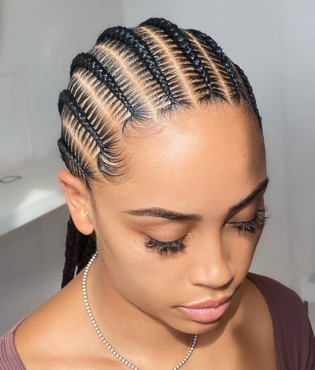 Black Braids with Variety of Sizes Black Braids with Variety of Sizes — Trendy Braids to the Back