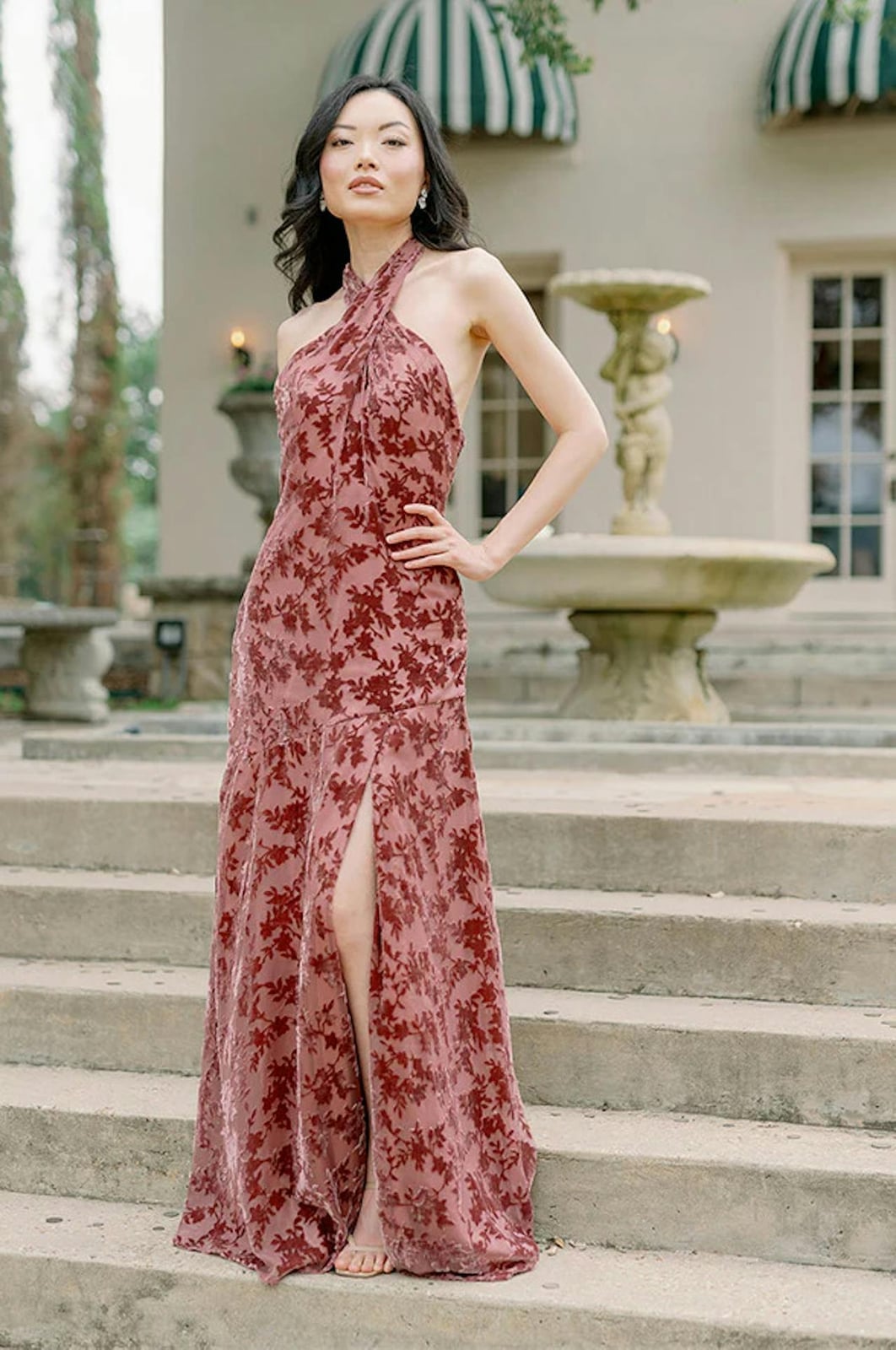 Bold Floral Print Chiffon Bridesmaid Dresses Bold Floral Print Chiffon Bridesmaid Dresses — Trendy Bridesmaid Dress