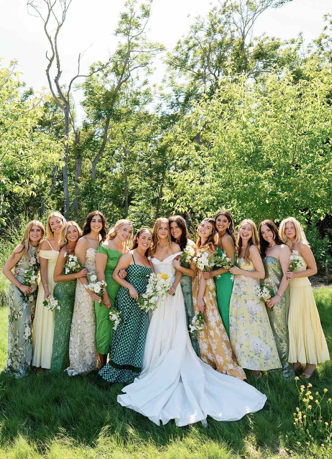 Mixed Pastel Satin Chiffon and Sequin Bridesmaid Dresses Mixed Pastel Satin Chiffon and Sequin Bridesmaid Dresses — Trendy Bridesmaid Dress