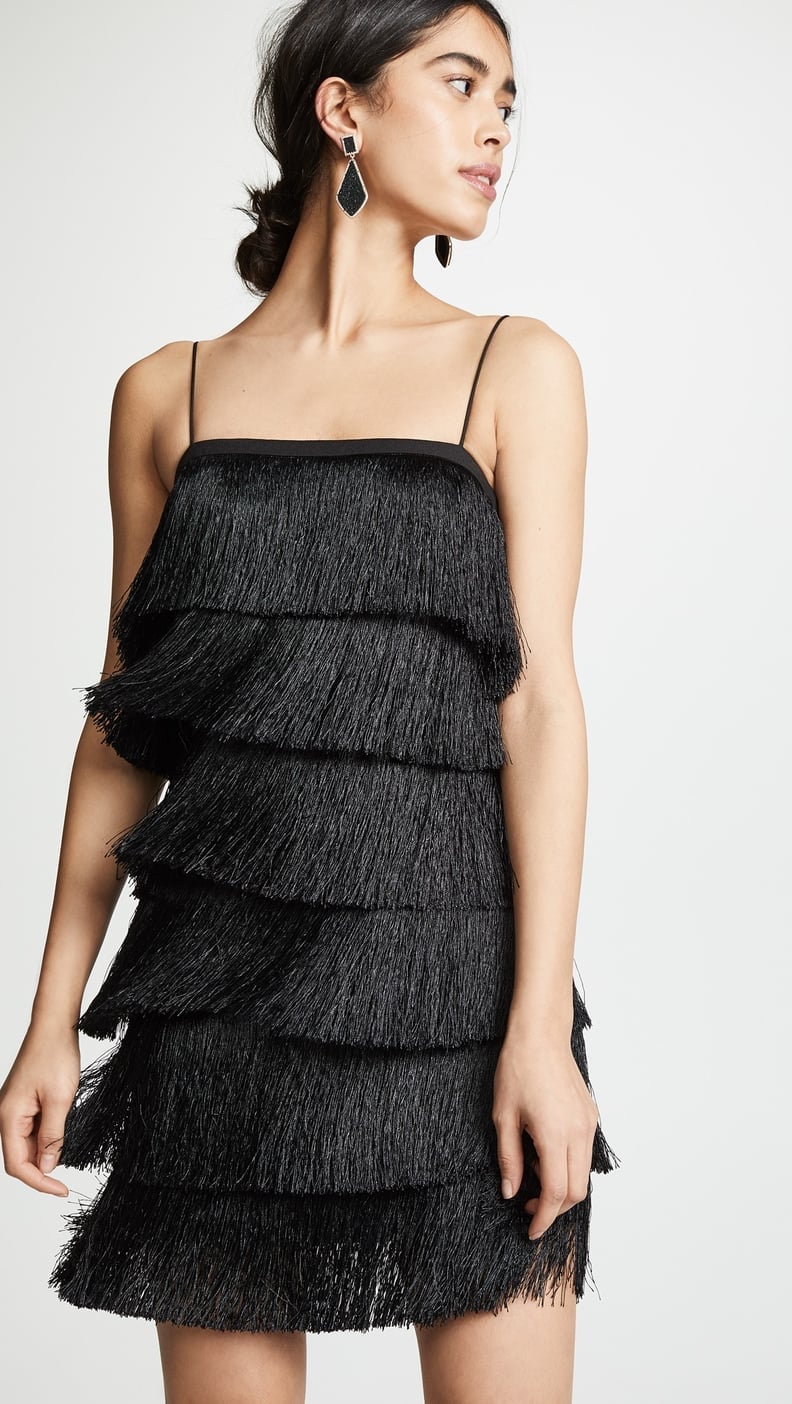 Black Tiered Fringe Mini Dress Black Tiered Fringe Mini Dress — Trendy Cocktail Dresses