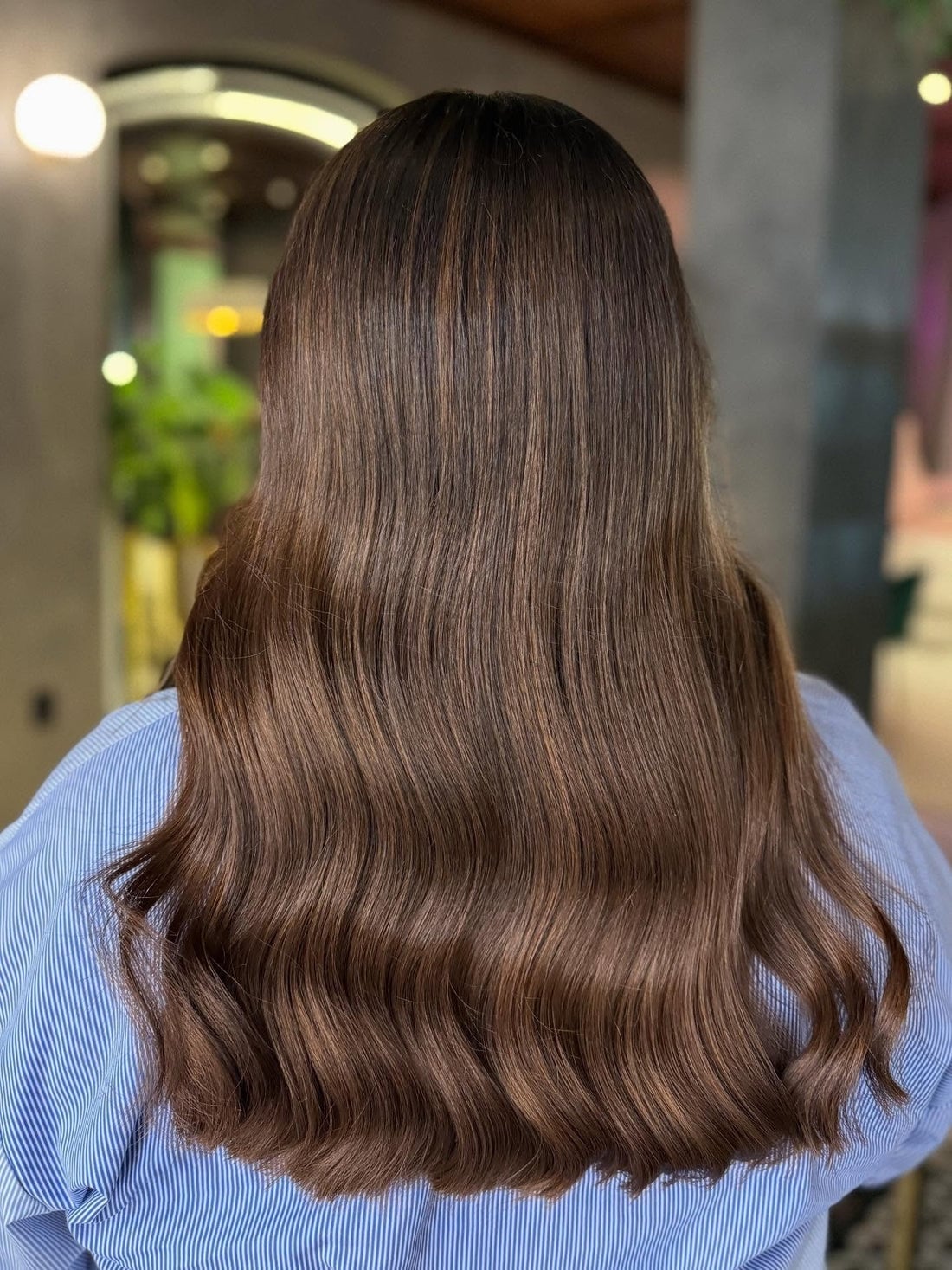 Medium Brown With Subtle Balayage Medium Brown With Subtle Balayage — Trendy Cool Brown Hair