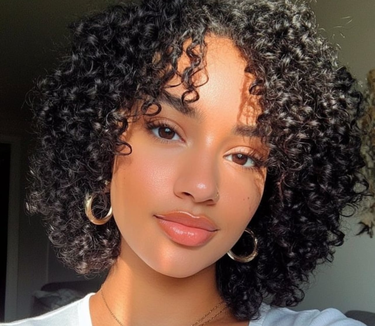 Shoulder Length Defined Curls Shoulder Length Defined Curls — Trendy Curly Hair Routine