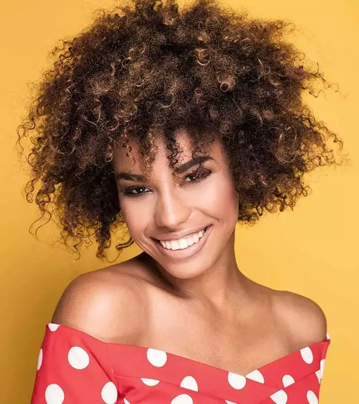 Shoulder Length Voluminous Curls, Layers Shoulder Length Voluminous Curls, Layers — Trendy Curly Hair Routine