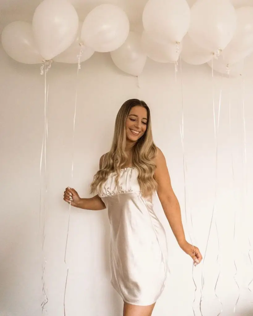 Champagne Satin A-Line Mini Slip Dress Champagne Satin A-Line Mini Slip Dress — Trendy Cute Birthday Outfit