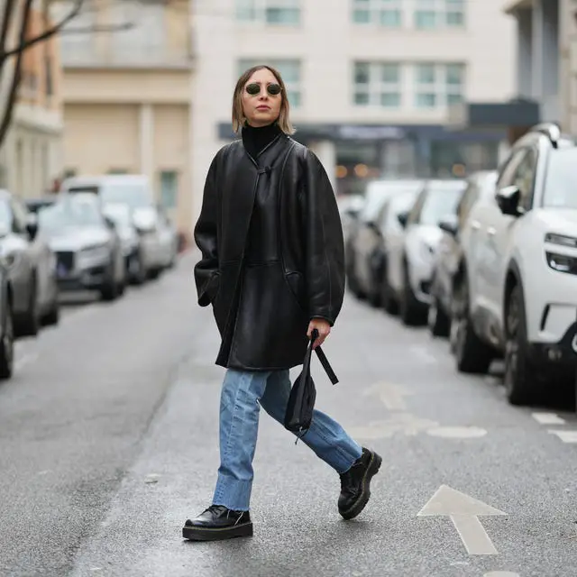 Straight Leg Jeans With Leather Jacket Straight Leg Jeans With Leather Jacket — Trendy Cute Jeans Outfit