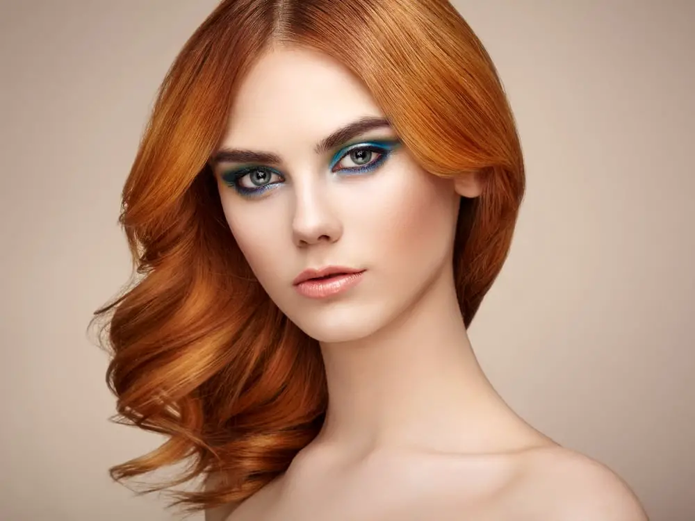 Mid-Back Soft Curls In Warm Ginger — Trendy Ginger Hair