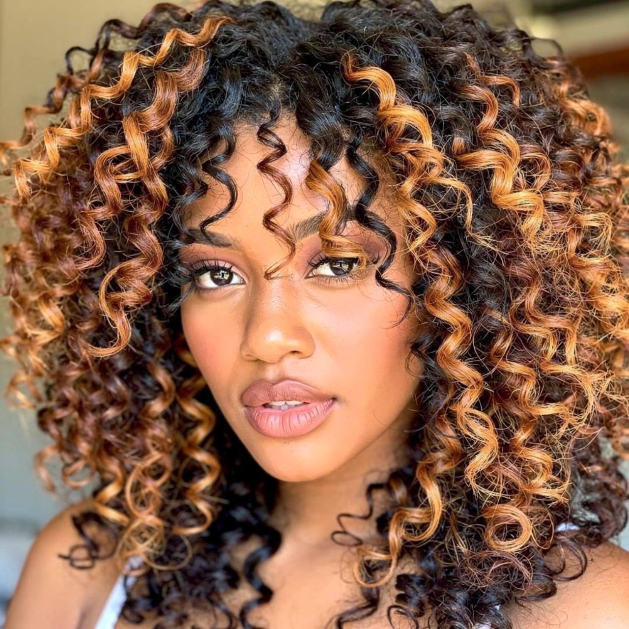 Dark Brown With Honey Blonde Highlights Dark Brown With Honey Blonde Highlights — Trendy Highlighting Hair